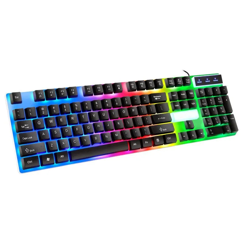 USB Wired Keyboard Mouse Set 104 Keys Backlight Gaming Keyboard Gaming Mouse For Laptop PC Computer