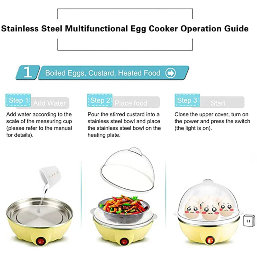 Multi Function Rapid Electric Egg Cooker